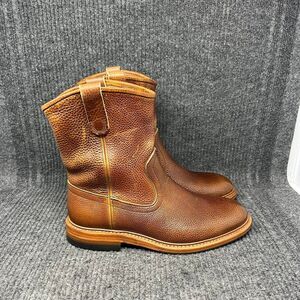 Allen Edmonds Dallas Roper Leather Boots Brown Mens Size 10 D WORN ONCE
